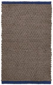 Кафяв килим от юта 50x80 cm Notes – Mette Ditmer Denmark