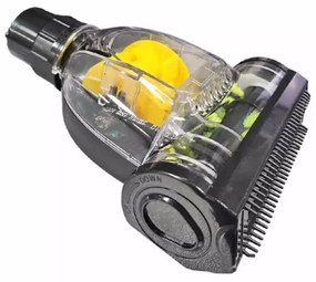 Резервна четка турбо за прахосмукачка Rosbеrg R51001TB, 17x11 см, Силиконови зъби, Черен