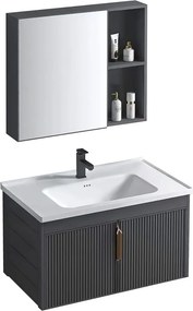 Комплект мебели за баня с мивка Astor 60cm Grey
