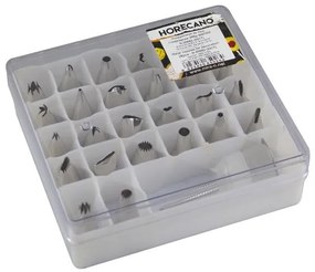 Horecano - Накрайници за пош сладкарски 28бр малки N-25682 BAKERY-(5517)