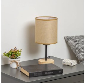 Brilagi - Настолна лампа NUBILA WOOD 1xE27/25W/230V дъб/светлокафяво