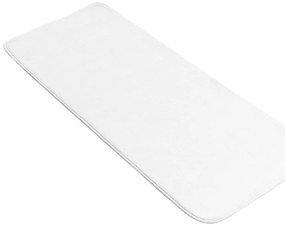 Бял килим за баня 50x120 cm Vitamine – douceur d'intérieur