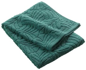 Зелена памучна кърпа от тери 50x90 cm Madeira – douceur d'intérieur