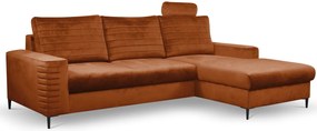 Ъглов диван Consuegra-Oранжево