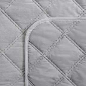 Стилна сива покривка за легло  Ширина: 220 см | Дължина: 240 см