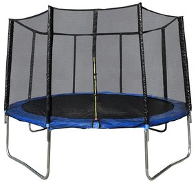 Jump Pro градински батут 3,63 м (12ft) син с мрежа и стълба