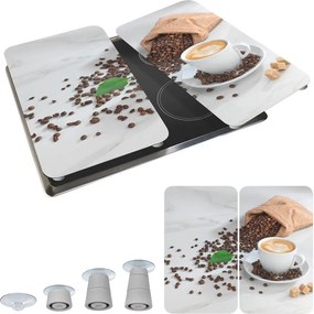 Капаци за печка 2 бр. от закалено стъкло 52x30 cm Café Aromatica – Maximex