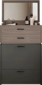Тоалетка Oakwood-антрацит