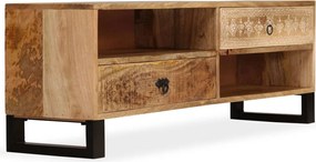 244940 vidaXL ТВ шкаф, мангово дърво масив, 120x30x40 cм