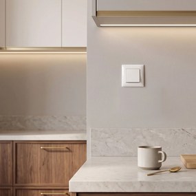 Единичен Ключ с Рамка OSTE JNH006-W WHITE