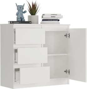 Комод R-80-S3 с чекмеджета 80 см - различни цветови варианти sonoma