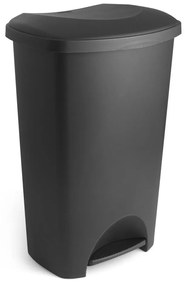Черно кошче за боклук с капак, 41 x 33 x 62,5 cm - Addis