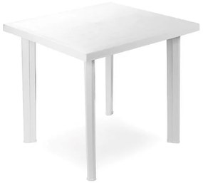 Градинска правоъгълна маса Ipae-Progarden Fiocco FIO036BI, PVC, 80 x 75 x 72 см, Бял