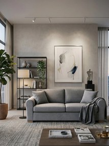 Диван Orpheas двуместен-145L 90D cm-Light gray