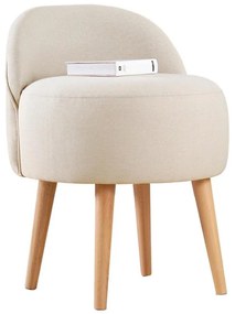 Табуретка NIKI Ø 46 см кремава