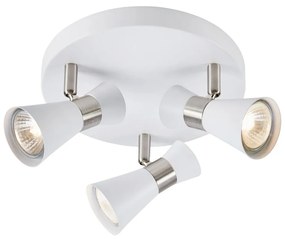 Бяла лампа за таван с метален абажур Folie - Markslöjd