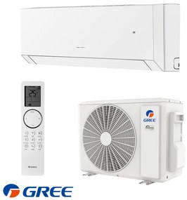 Инверторен климатик Gree Clivia GWH12AUCXB-K6DNA2A, 12000 BTU, 24 м2, А++, Wi-Fi, R-32, Бял