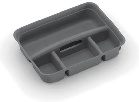 Сив пластмасов разделител за кутия за съхранение 35,5x26,5x8,5 cm K Latch Box – KIS