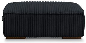 Черна табуретка от рипсено кадифе Chelsea – Bobochic Paris