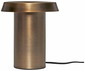 Кафява метална настолна лампа Keen - Hübsch