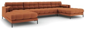 Ъглов диван в тухлен цвят ("U" форма) Bali – Cosmopolitan Design