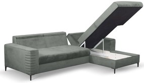 Ъглов диван Consuegra-Сив