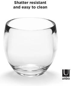 Пластмасова чаша за четки за зъби Droplet - Umbra