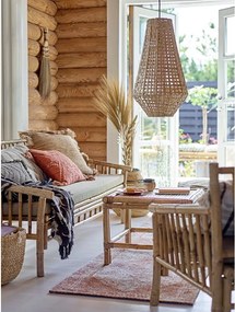 Бамбуков градински диван в бежово-натурален цвят Sole - Bloomingville