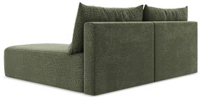 Зелен разтегателен ъглов диван с място за съхранение (десен ъгъл) Kalena – Makamii