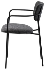 Тъмносив трапезен стол Zama – Unique Furniture