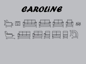 МОДУЛЕН ДИВАН CAROLINE