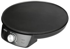 Уред за палачинки Rosberg R51323A, 1200W, Включен прибор, 30 см, Терморегулатор, Черен