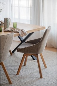 Бежови трапезни столове в комплект от 2 бр. Alison – Rowico