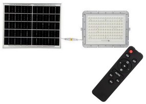 LED Екстериорен соларен прожектор LED/20W/3,2V 6400K бял + д.у.