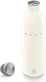 Бутилка Smeg Urban WBF02CR, 1 л, Херметично затваряне, Без ВРА, Неръждаема Стомана, Крем