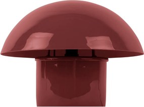 Бордо метална настолна лампа (височина 25 cm) Fat Mushroom – Leitmotiv