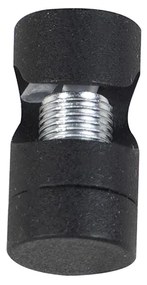 Модерен висящ лампион черен с 2 светлини - Lofty