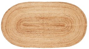 Килим от юта в естествен цвят 100x200 cm Sage - Hübsch