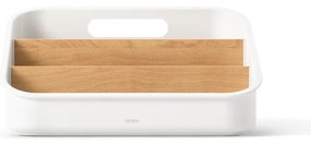 Бял пластмасов органайзер за баня за козметика Bellwood - Umbra