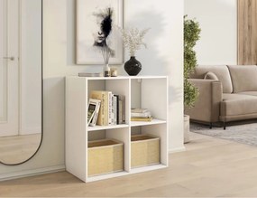 Книжна етажерка Jameson-Бяло