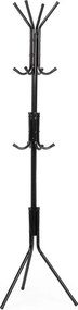 Черна метална стойка за връхни дрехи 42x172 cm Jorid – Yes Everyday