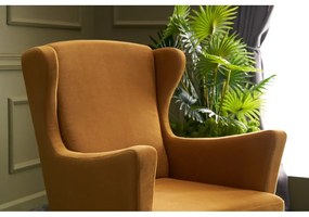 Жълт фотьойл Lola Brejer - Artie