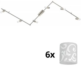 Eglo - LED точкови лампи MY CHOICE 6xE14/4W/230V хром/бяло