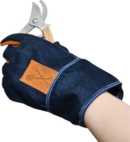 Синьо-оранжеви градински ръкавици Denim - Esschert Design