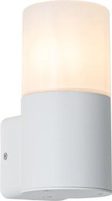 Модерен външен аплик бял с опалов абажур IP44 - Odense