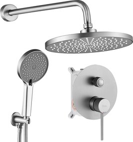 Душ система за вграждане Rea Lungo Stripe Nickel Brush