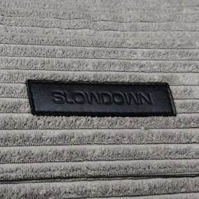 Детски пуф от рипсено кадифе в цвят горчица Cocoon 120 – SLOWDOWN