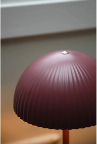 Червена метална настолна лампа с метален абажур (височина 33,5 cm) Zin – Markslöjd