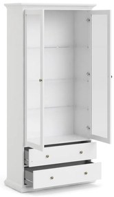 Бяла витрина 96x201 cm Paris – Tvilum