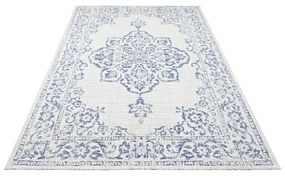 Синьо-кремав килим на открито , 120 x 170 cm Tilos - NORTHRUGS